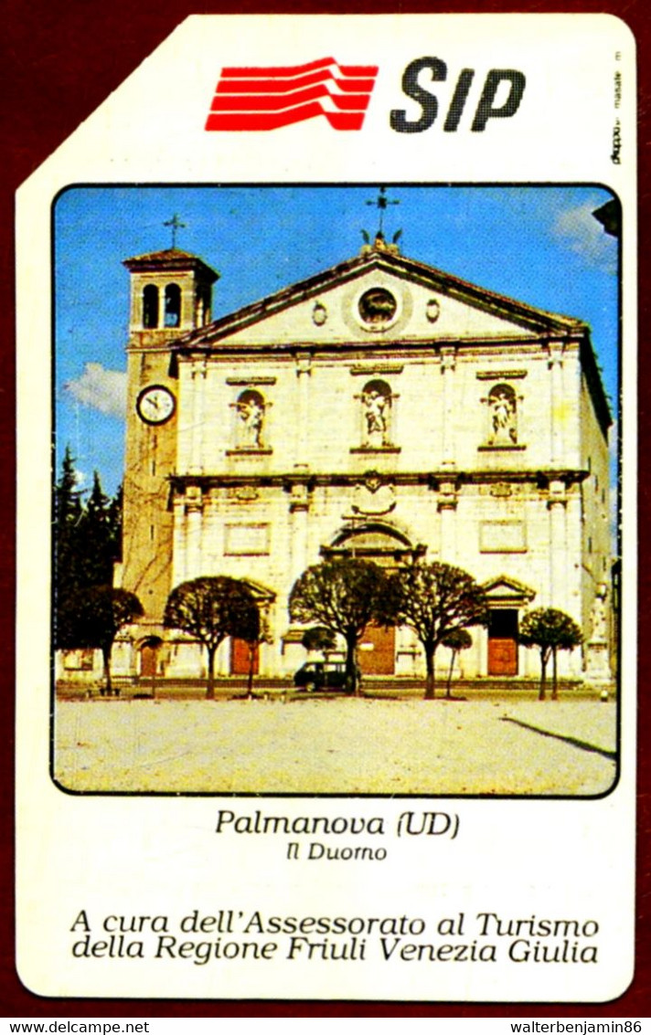 G P 115 C&C 2042 SCHEDA TELEFONICA USATA TURISTICA FRIULI VENEZIA GIULIA PALMANOVA 10 PIK DISCRETA QUALITÀ - Publiques Précurseurs