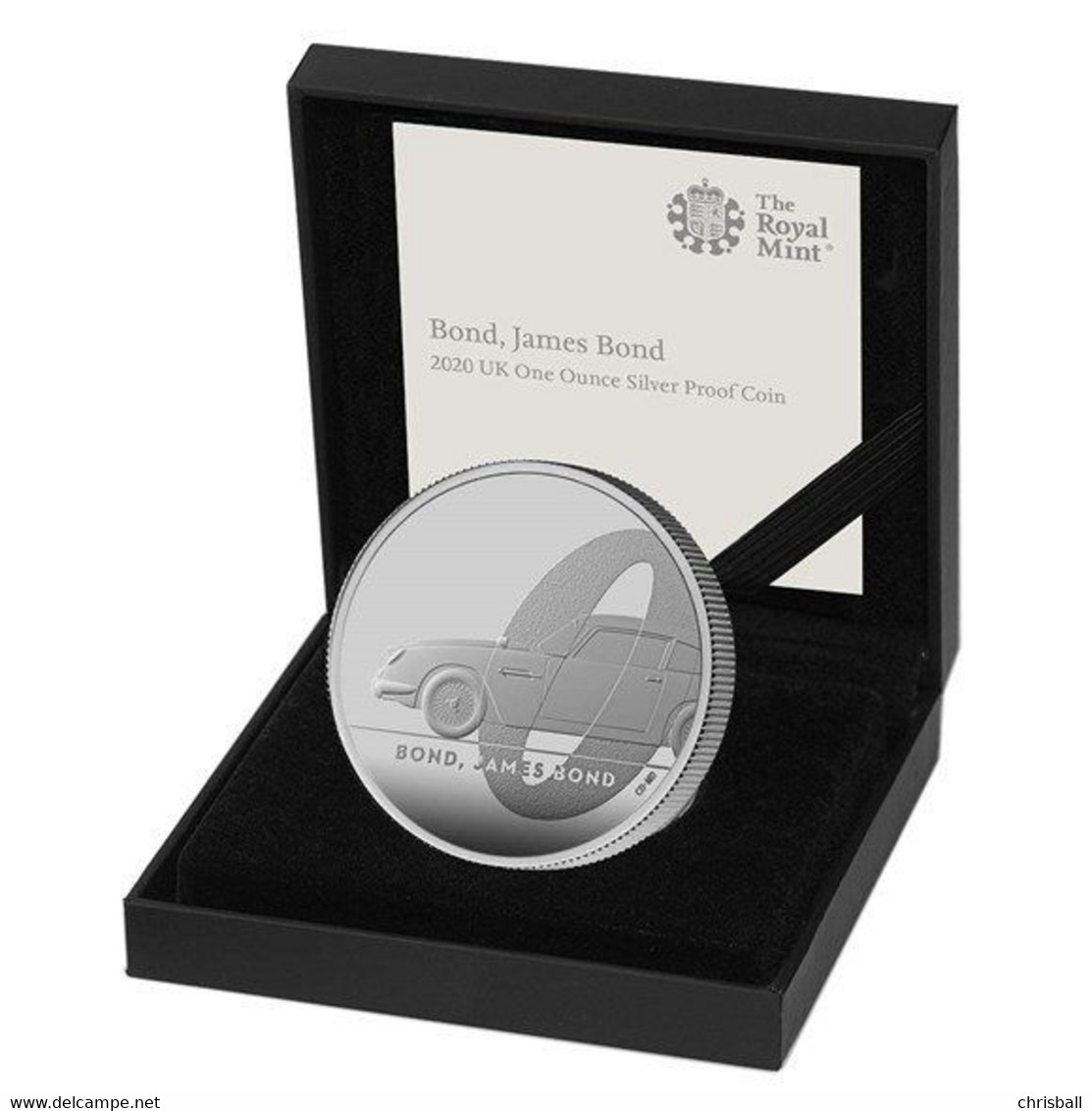 Great Britain UK James Bond 007 £5 Five Pound 1oz Coin - Silver Proof - Mint Sets & Proof Sets