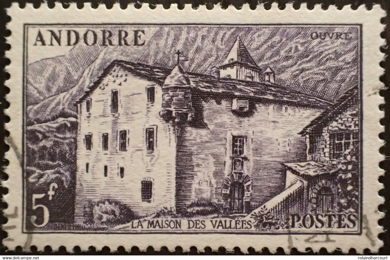 X529 - 1948/1951 - ANDORRE FRANÇAIS - N°124 ☉ - Used Stamps