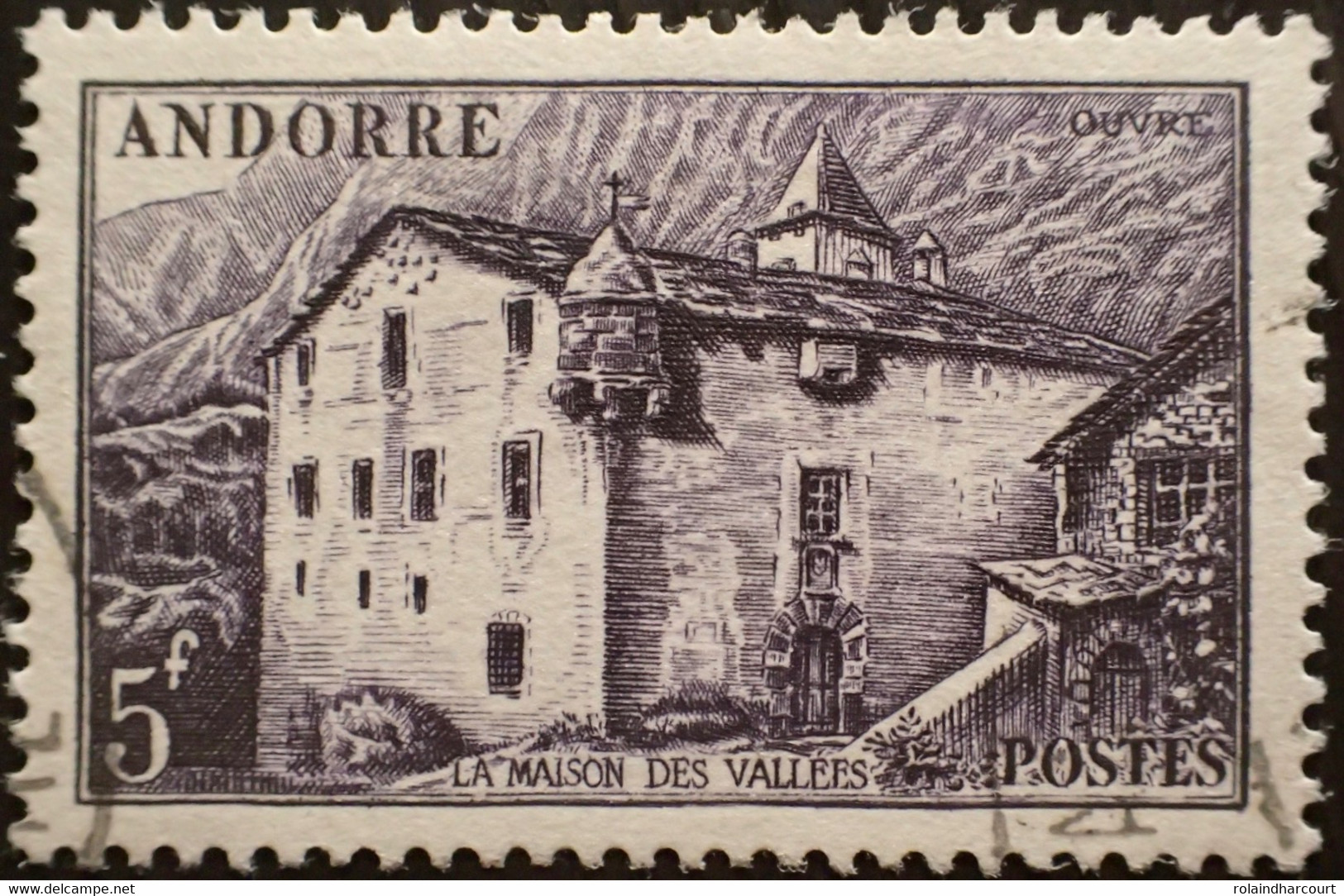 X529 - 1948/1951 - ANDORRE FRANÇAIS - N°124 ☉ - Oblitérés