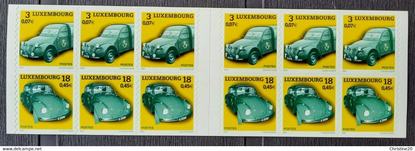 Luxembourg 2001 Carnet C1487 **TB - Carnets