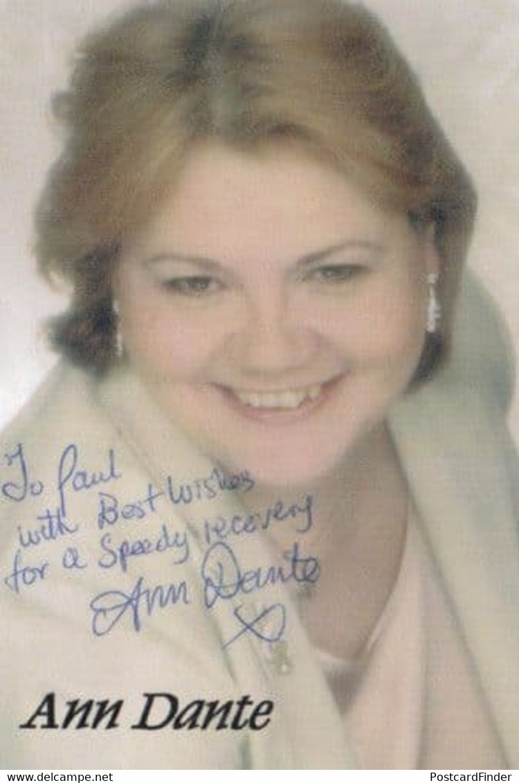 Ann Dante Lanarkshire Radio Original Hand Signed Cast Picture Photo - Autographes