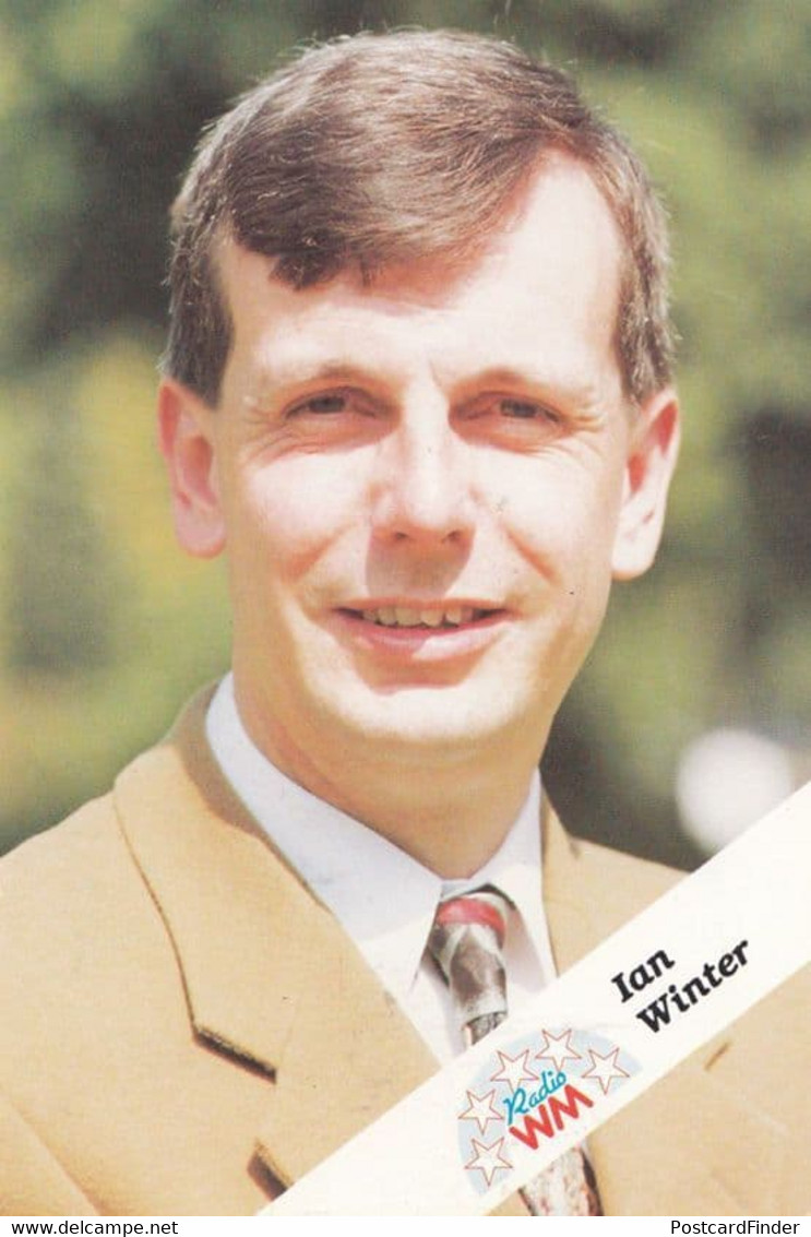 Ian Winter BBC WM Birmingham West Midlands Radio Rare Cast Card Photo - Autogramme