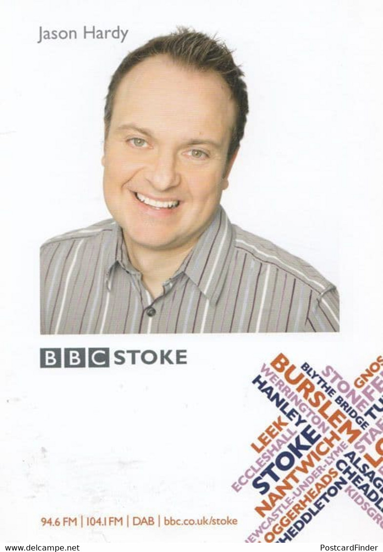 Jason Hardy BBC Radio Stoke Cast Card Photo - Autographes