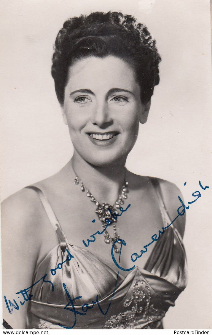 Kay Cavendish BBC Radio On The Keys Desert Island Discs Orig Hand Signed Photo - Autogramme