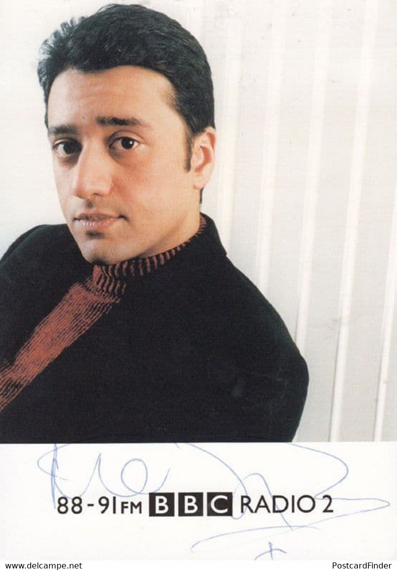 Mo Dutta Radio 2 Hand Signed Cast Card Photo - Autographs