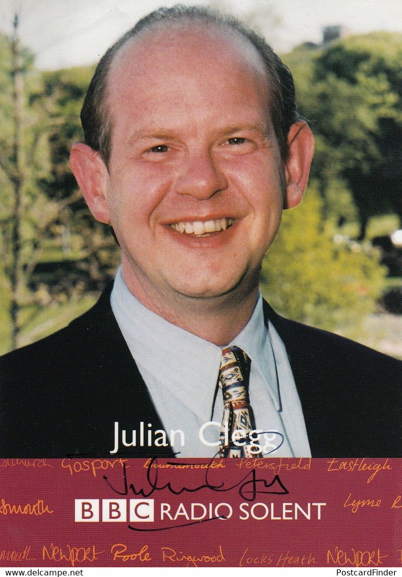 Julian Clegg Most Haunted Live BBC Ghost Show Radio Solent Hand Signed Photo - Autogramme