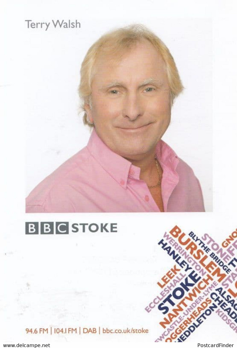 Terry Walsh BBC Radio Stoke Cast Card Photo - Autographes