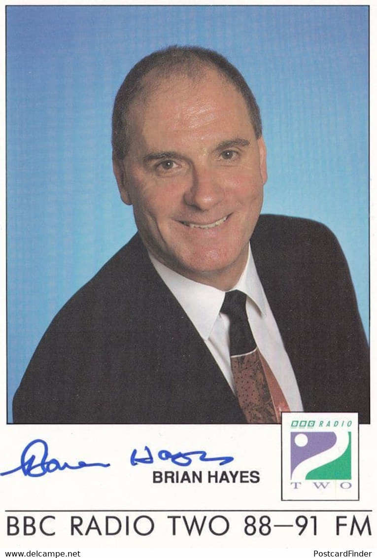 Brian Hayes Capital Radio BBC 2 Hand Signed Card + Photo Set - Autographs