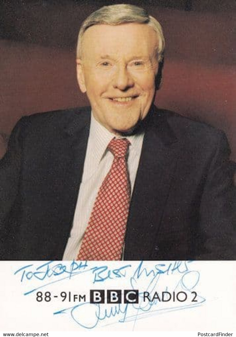 Jimmy Young Radio 2 BBC Hand Signed Cast Card Photo - Autographes
