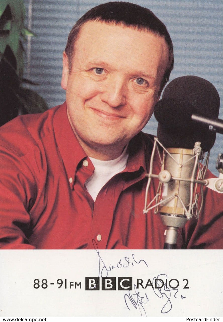 Nigel Ogden Radio 2 Hand Signed Cast Card Photo - Autógrafos