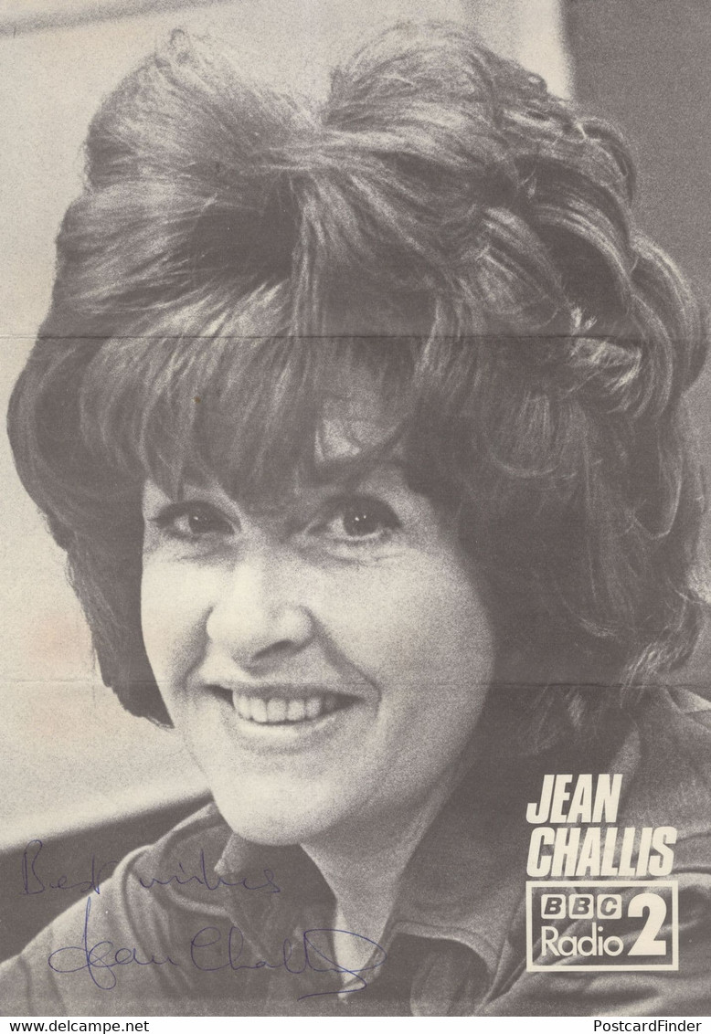 Jean John Challis Dear John Radio 2 DJ Hand Signed Ephemera - Autógrafos