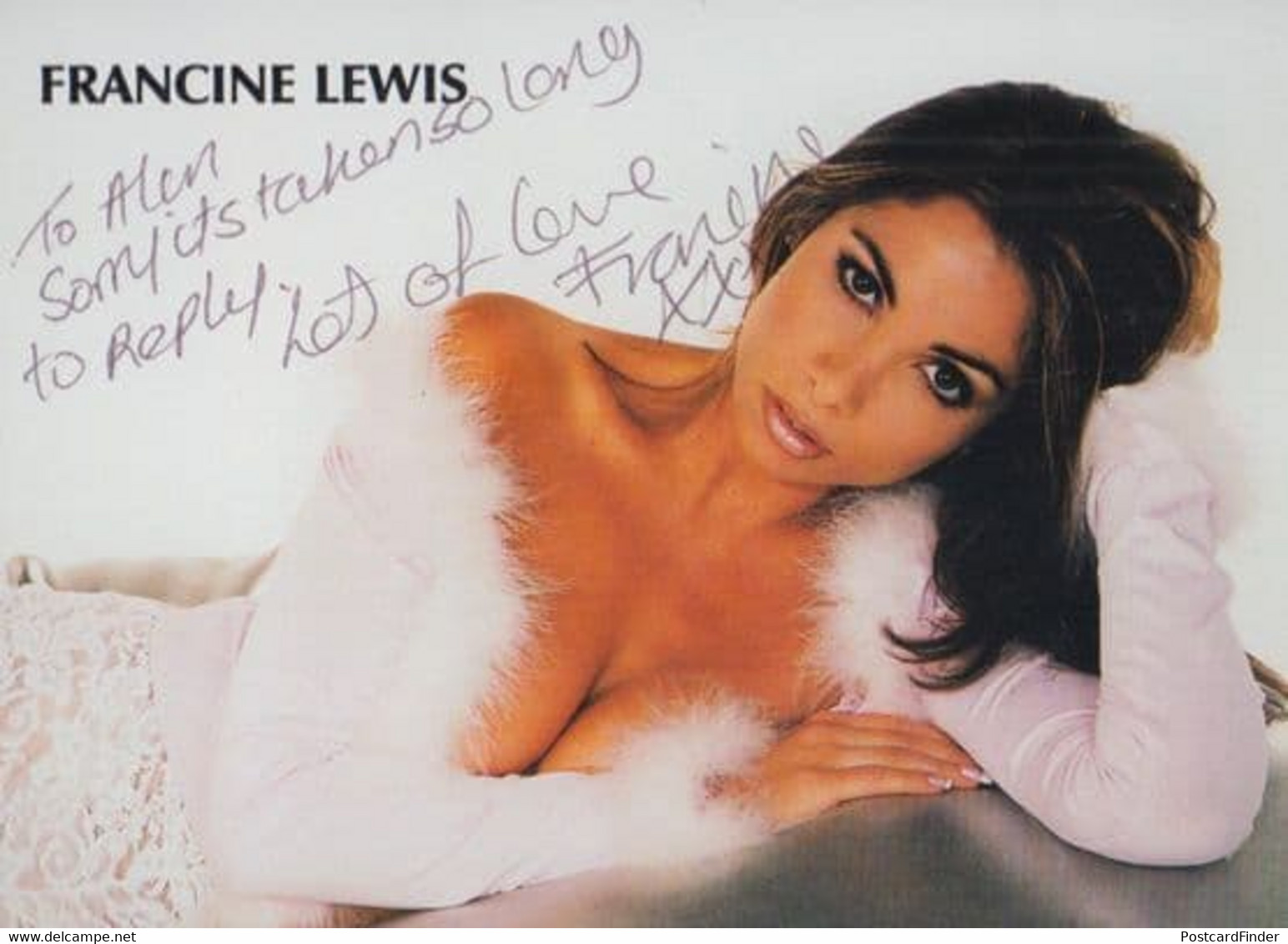 Francine Lewis Britains Got Talent Finalist Loose Women Hand Signed Photo - Autografi
