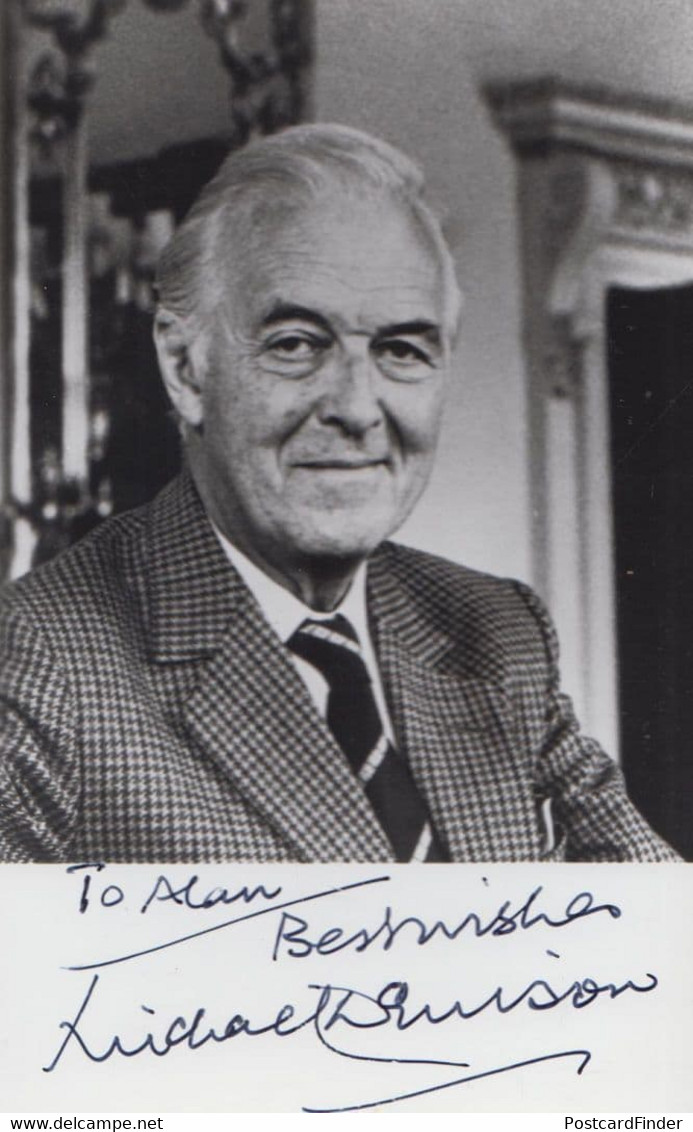 Frankie Vaughan Antique Facimile Signed Publicity Card Photo - Autographs