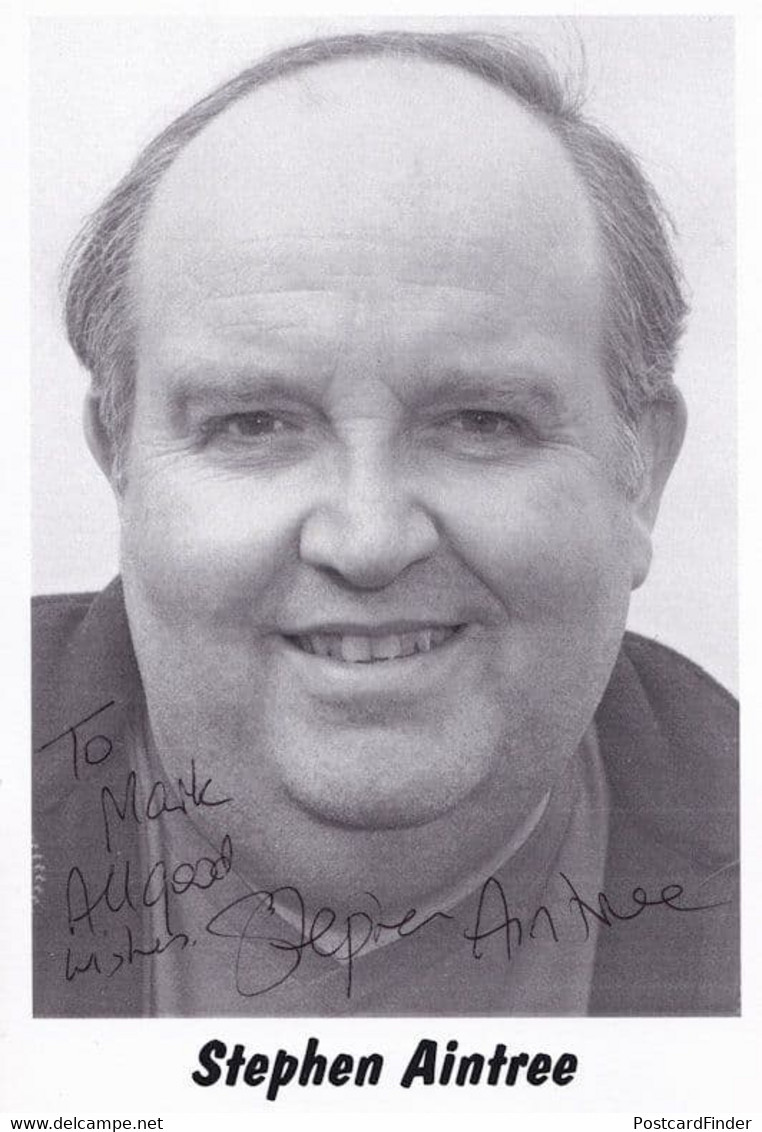 Stephen Aintree Mike Bassett Manager Hearburn Hotel Little Britain Hand Signed Photo - Autographes