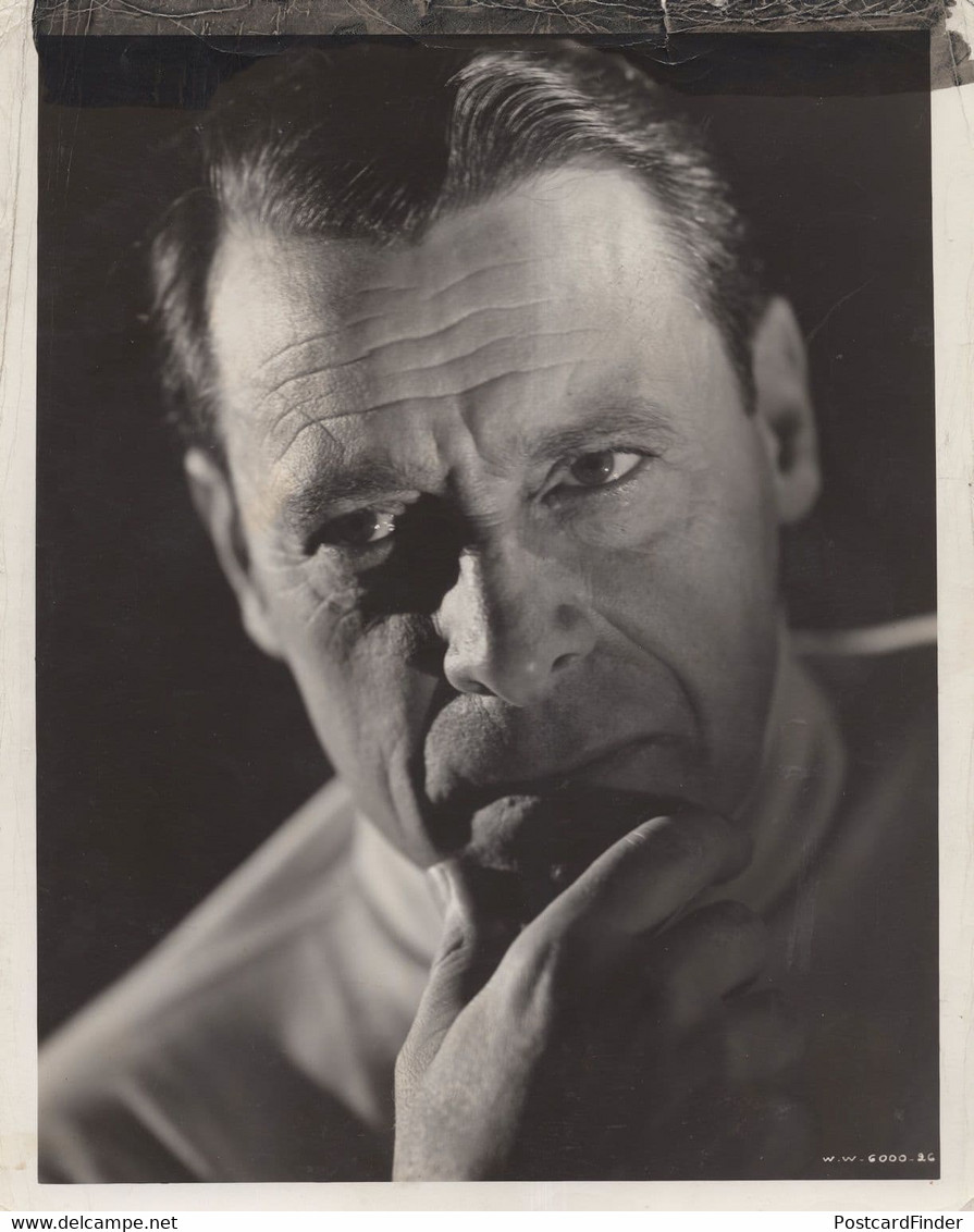 Eduardo Ciannelli Italian Baritone Actor Large Old Press Photo - Autographes