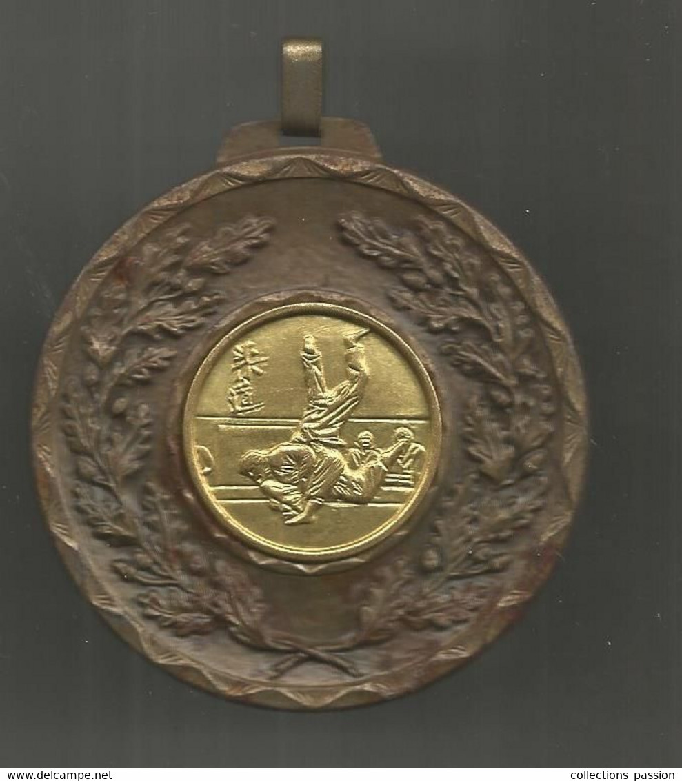 Médaille , Sports De Combat ,JUDO, Dia. 70 Mm, 80 Gr., 2 Scans ,frais Fr 3.35 E - Martial Arts