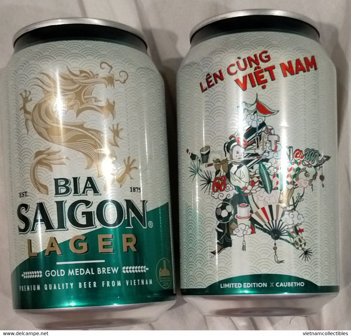 Vietnam Viet Nam Saigon Larger 330ml PROMOTION Empty Beer Can 2021 / Opened By 2 Holes At Bottom - Dosen