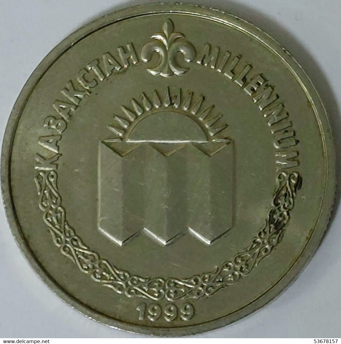 Kazakhstan - 50 Tenge, 1999 Millennium - Year 2000, KM# 30 (#1275) - Kazajstán