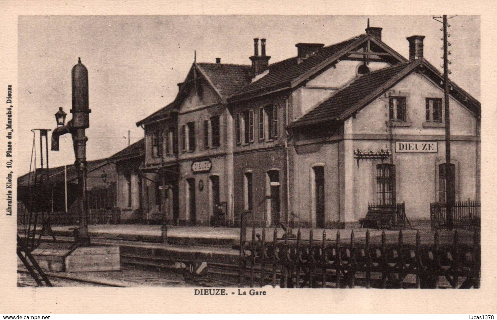 57 / DIEUZE / LA GARE / PLAN PEU COURANT - Dieuze