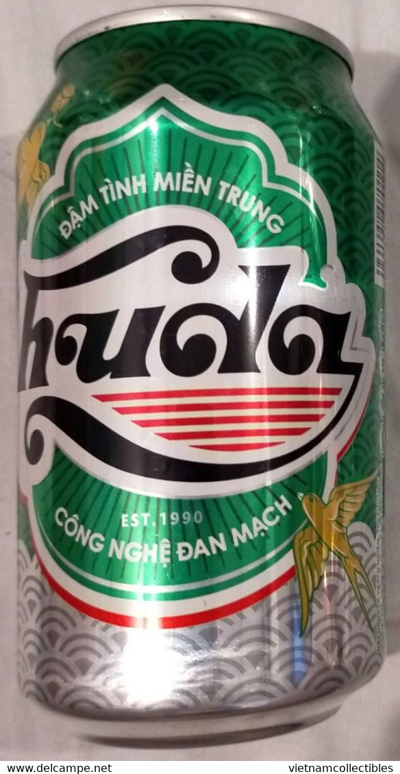 Vietnam Viet Nam HUDA 330 Ml Empty Beer Can NEW YEAR 2022 / Opened By 2 Holes - Cannettes