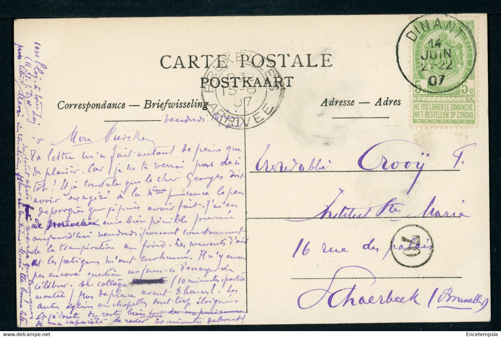 CPA - Carte Postale - Belgique - Ardenne - Château De Vêve - 1907 (CP21031) - Houyet