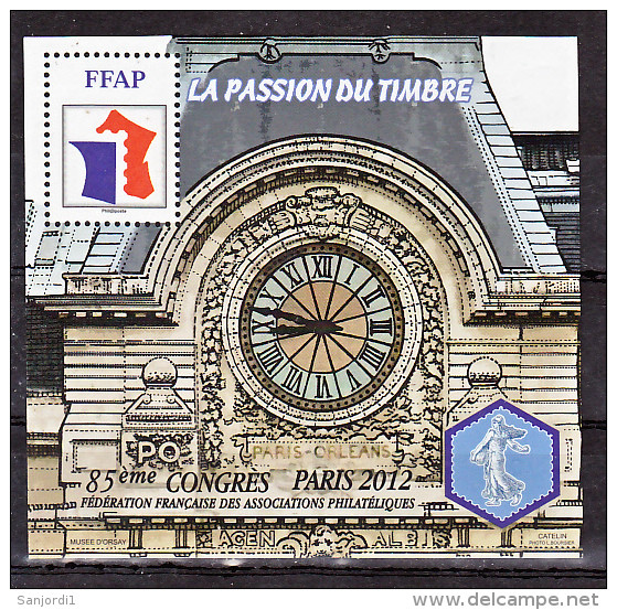 France BF  6 FFAP 85 ème Congrès DeParis 2012 Neufs ** LUXE MNH Sin Charnela - FFAP