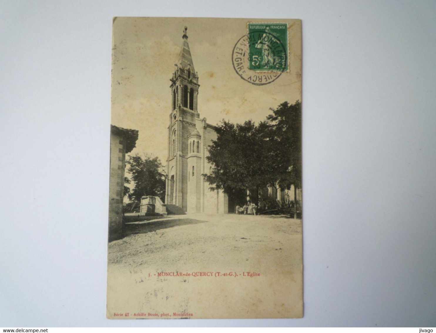 2022 - 3477  MONTCLAR-de-QUERCY  (Tarn-et-Garonne)  :  L'EGLISE   1908   XXX - Montclar De Quercy