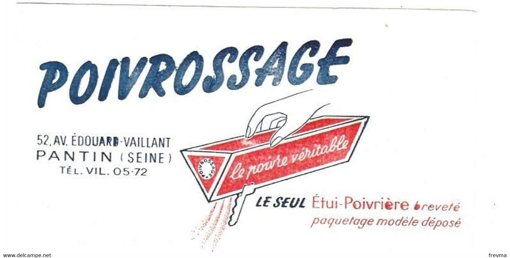 Buvard Poivrossage - P