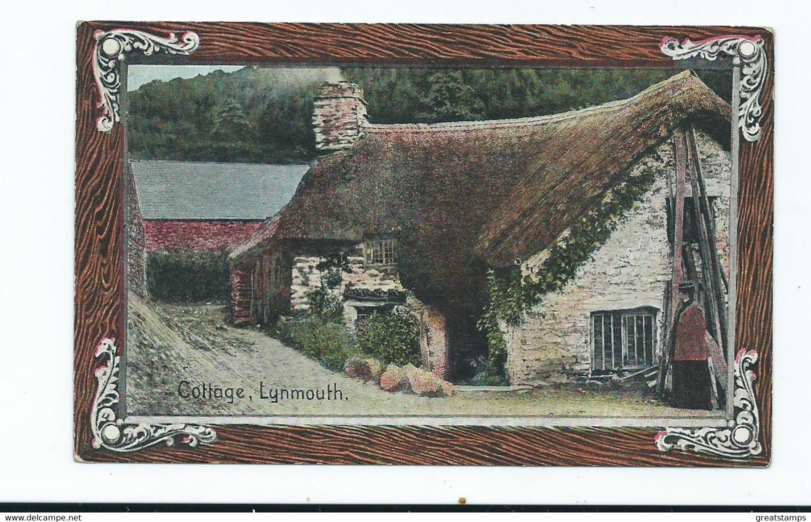 Devon   Postcard  Cottage Lynmouth Shureys Unused Advertising - Lynmouth & Lynton