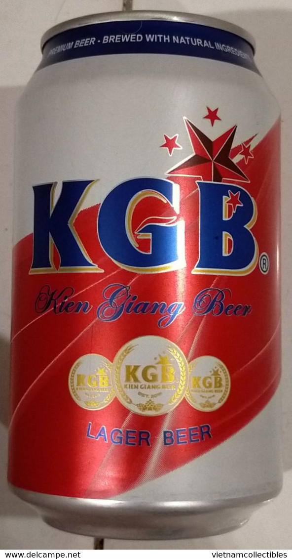 Vietnam Viet Nam KGB Red 330 Ml Empty Beer Can / Opened By 2 Holes - Lattine