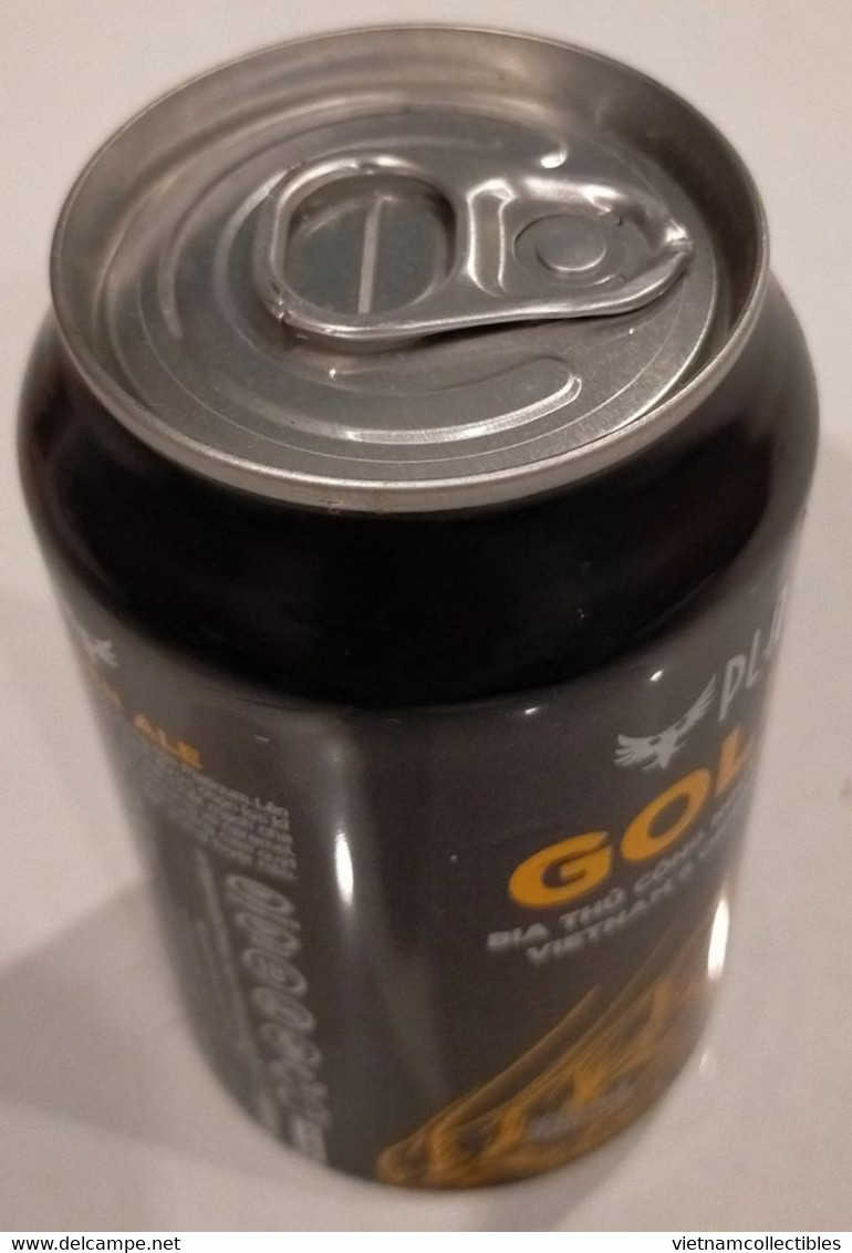 Vietnam Viet Nam GOLDEN PLATINIUM 330ml Empty Beer Can / Opened By 2 Holes At Bottom - Dosen