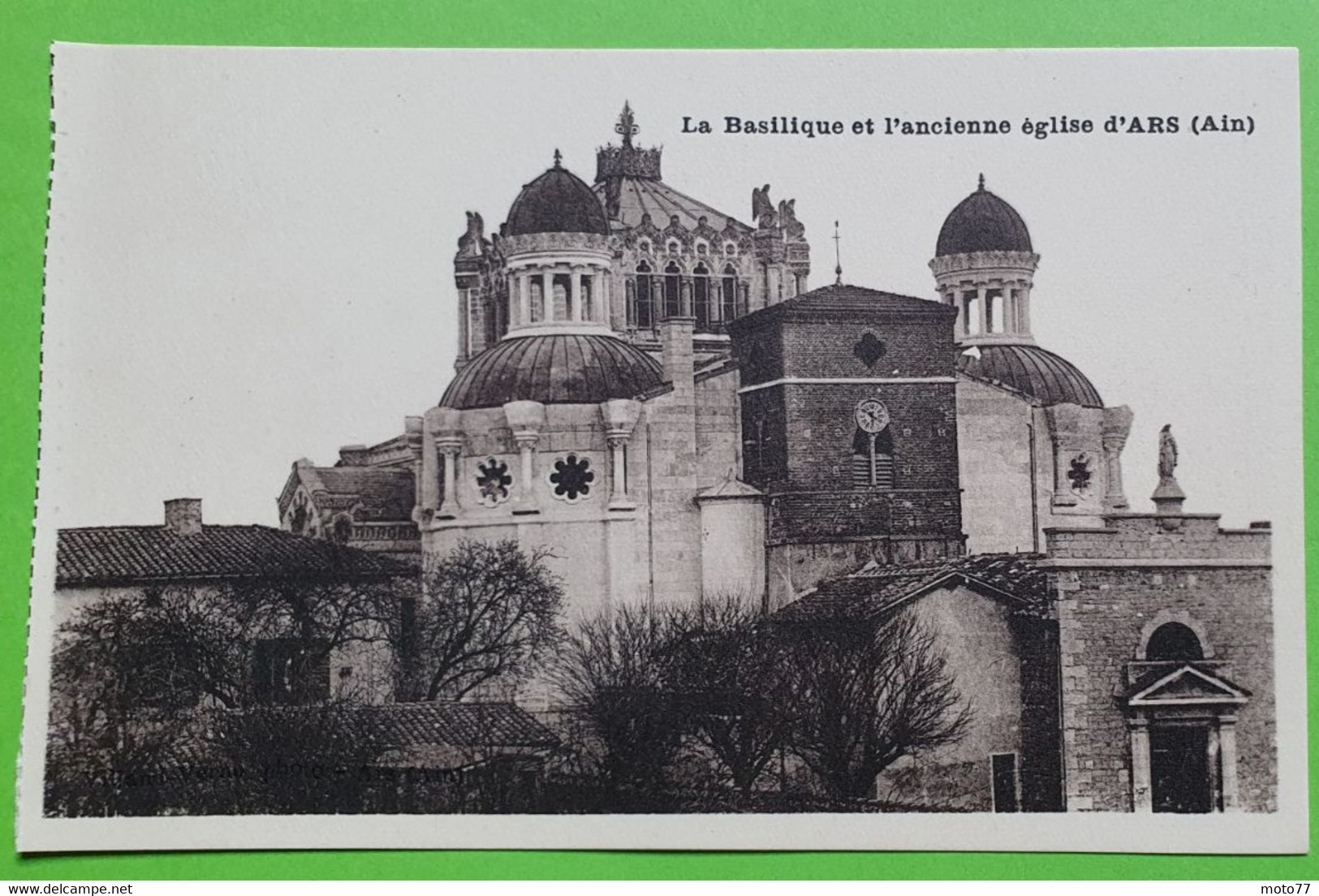 01 / AIN - Ars - Basilique Eglise - CPA Carte Postale Ancienne - Vers 1940 - Ars-sur-Formans