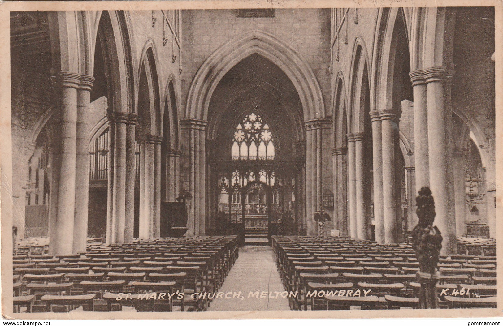 MELTON MOWBRAY - ST MARYS CHURCH INTERIOR - Autres & Non Classés