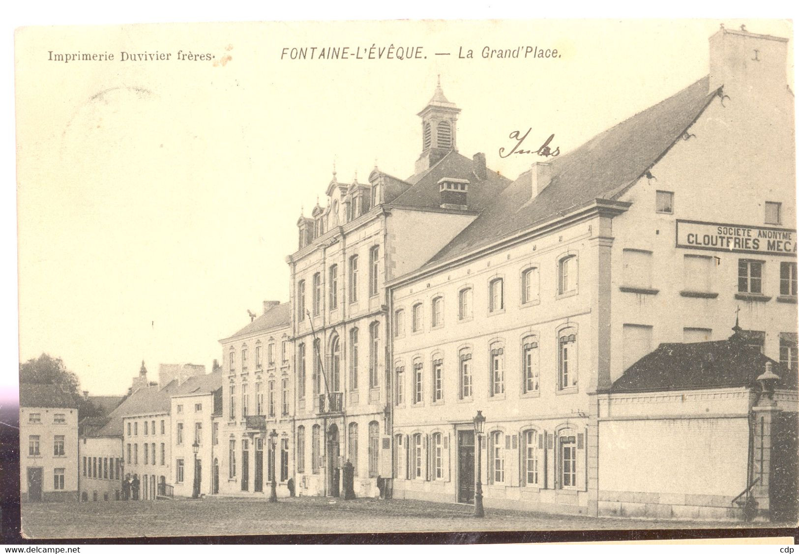 Cpa Fontaine L'eveque   1925 - Fontaine-l'Eveque