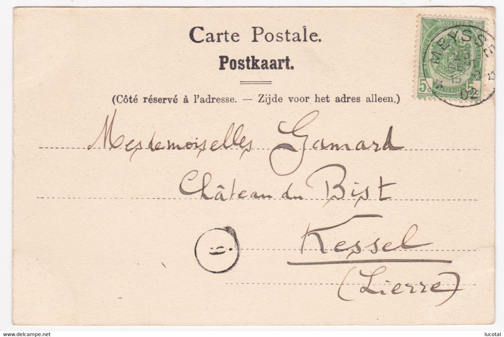 Meyse - Meise - Chateau De Bouchout - Edit. Nels Serie 11 - 207 - Signé Imperatrice Charlotte - 1902 - Meise
