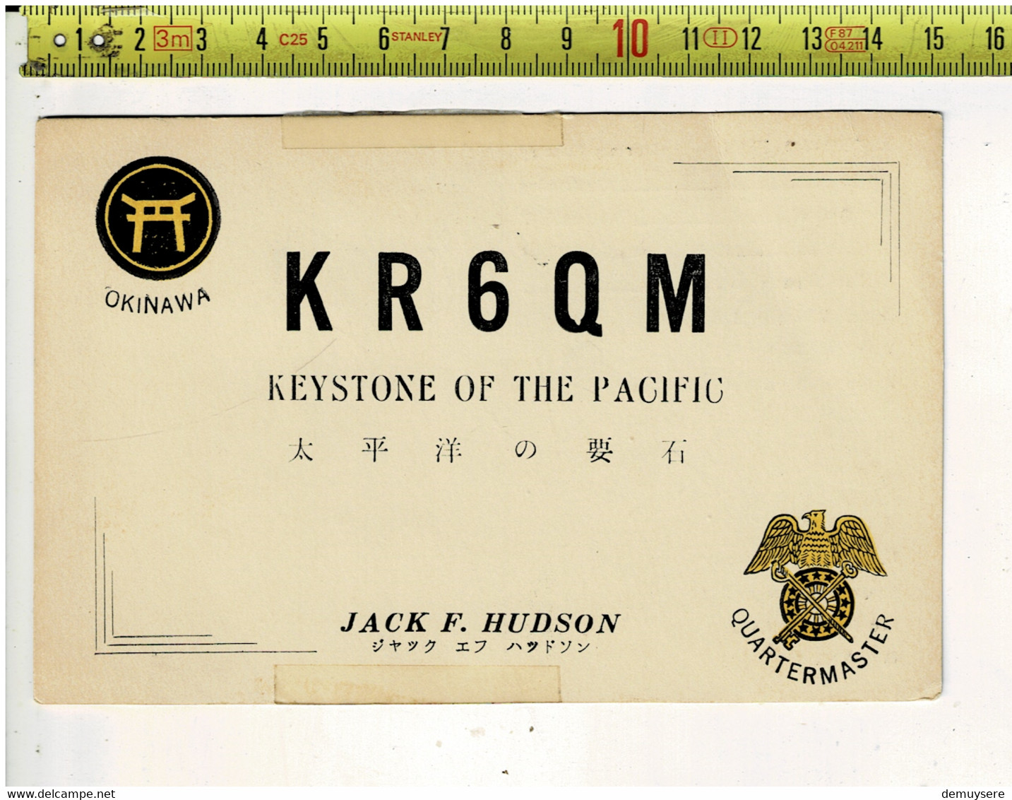 61350 - KEYSTONE OF THE PACIFIC - OKINAWA  - QUARTERMASTER - Radio