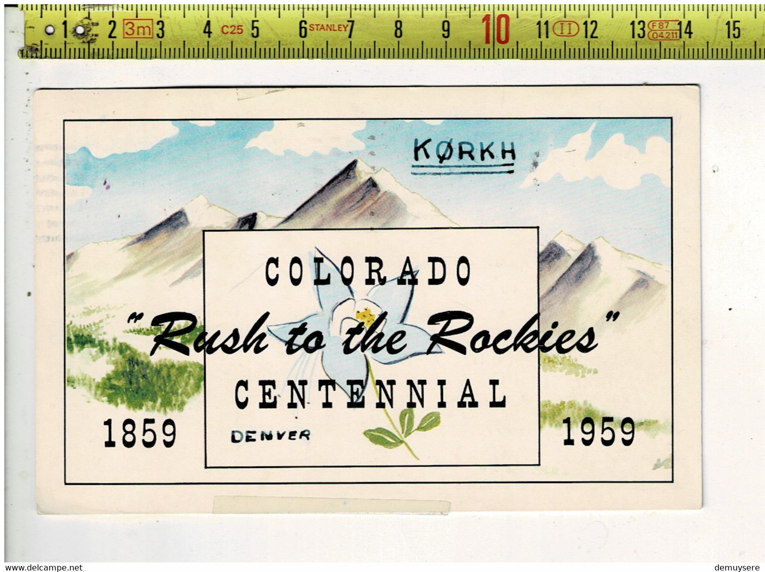 61352 - COLORADO RUSH TO THE ROCKIES - DENVER - Radio