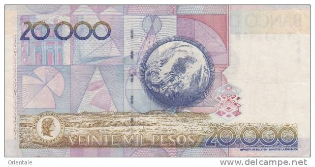 COLOMBIA P. 454a 20000 P 2001 UNC - Colombia