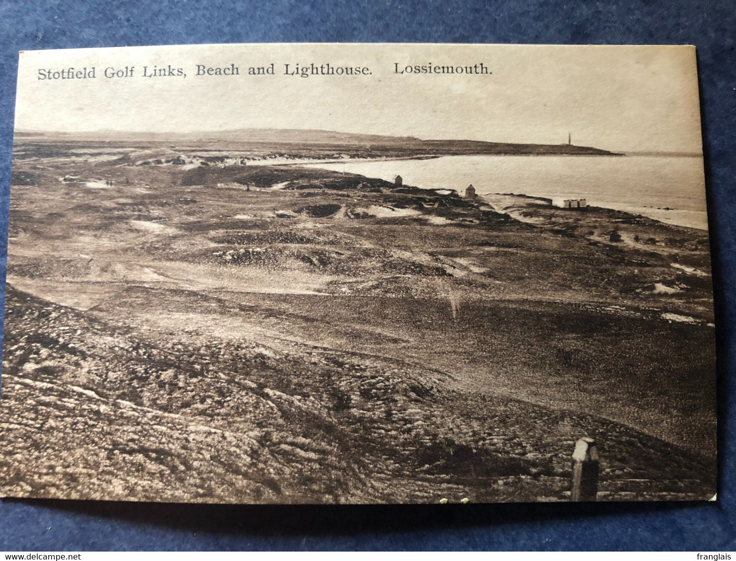 Stotfield Golf Links, Beach And Lighthouse, Lossiemouth, Unwritten Card - Moray