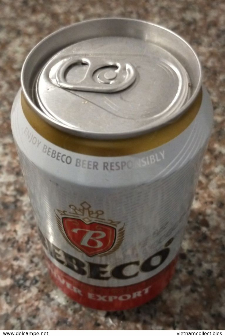 Vietnam Viet Nam BEBECO 330 Ml Empty Beer Can / Opened By 2 Holes - Cannettes