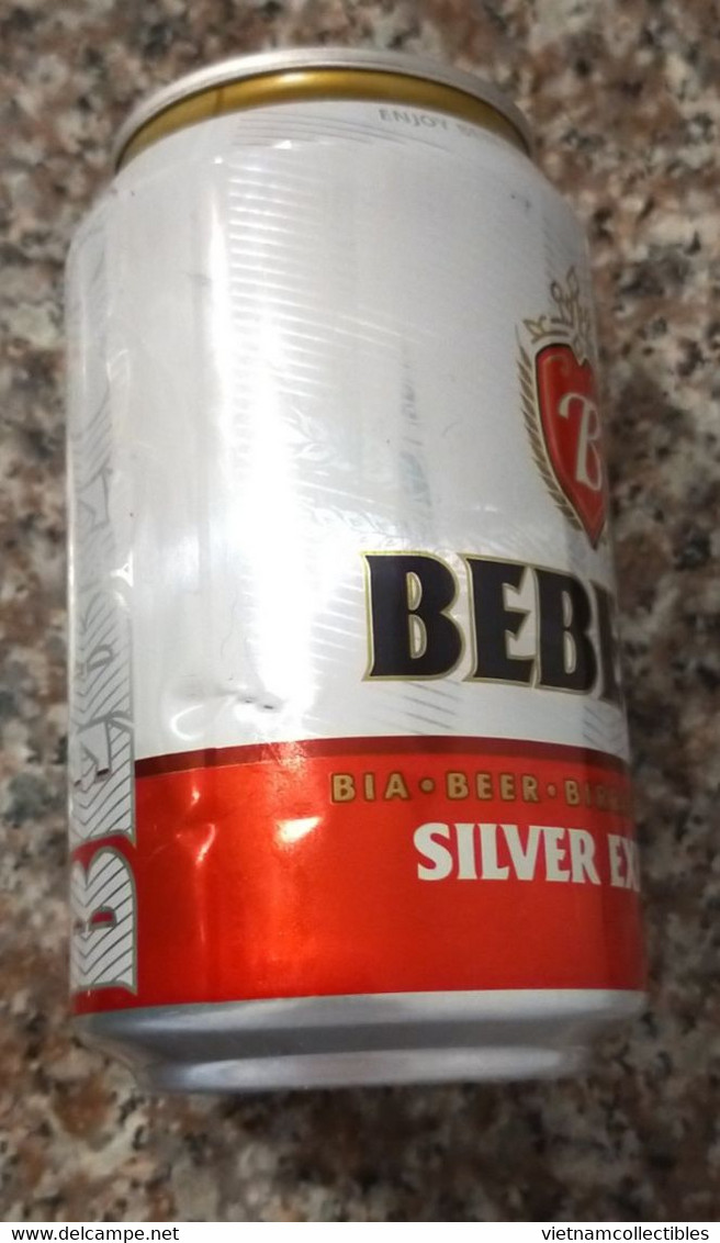 Vietnam Viet Nam BEBECO 330 Ml Empty Beer Can / Opened By 2 Holes - Lattine