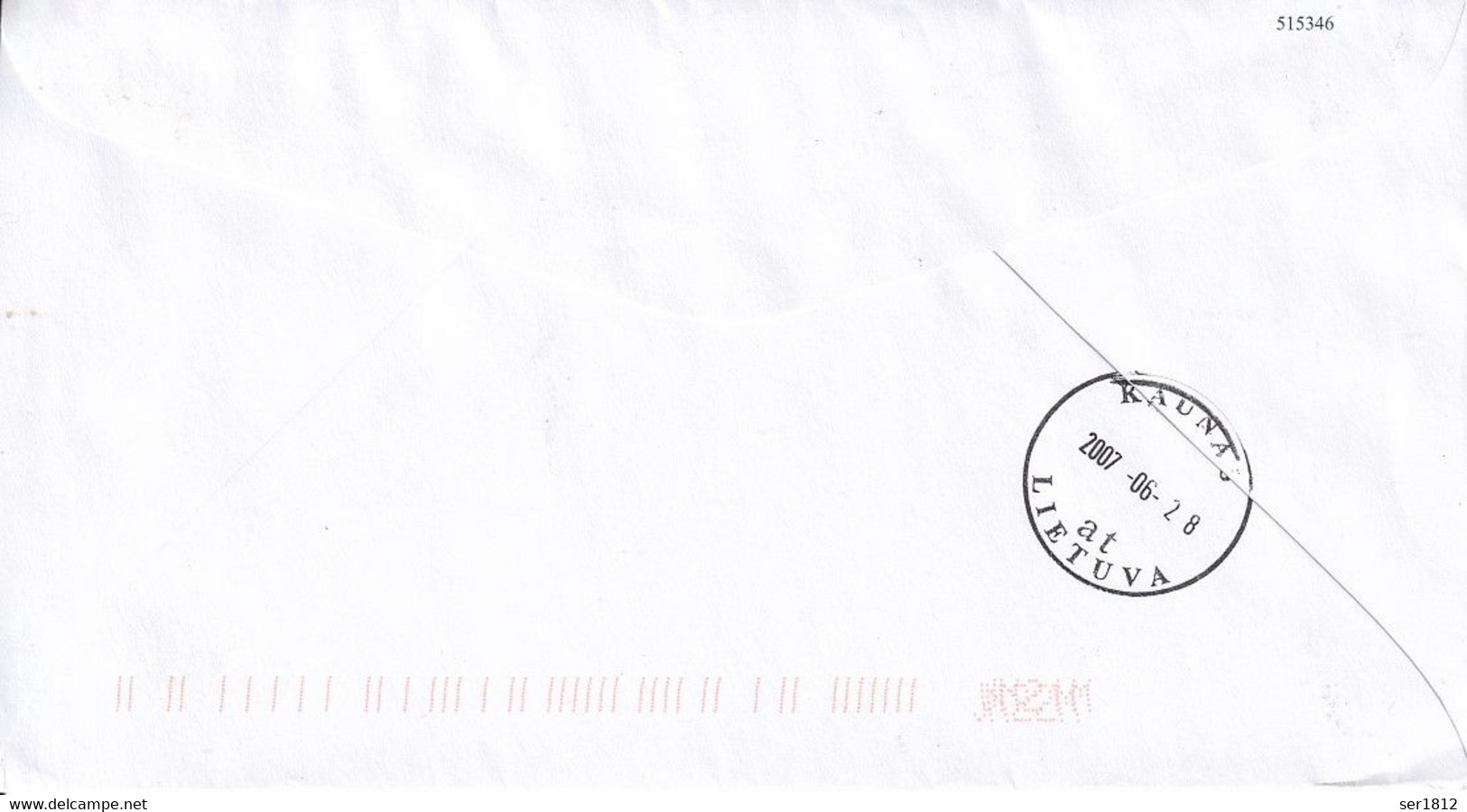 Canada 2007 Postal Air Mail Par Avion Cover To Lithuania Kaunas From Mississauga Flag - Storia Postale