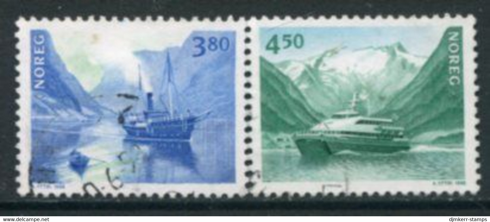 NORWAY 1998 Nordic Countries: Shipping Used.   Michel 1280-81 - Gebruikt