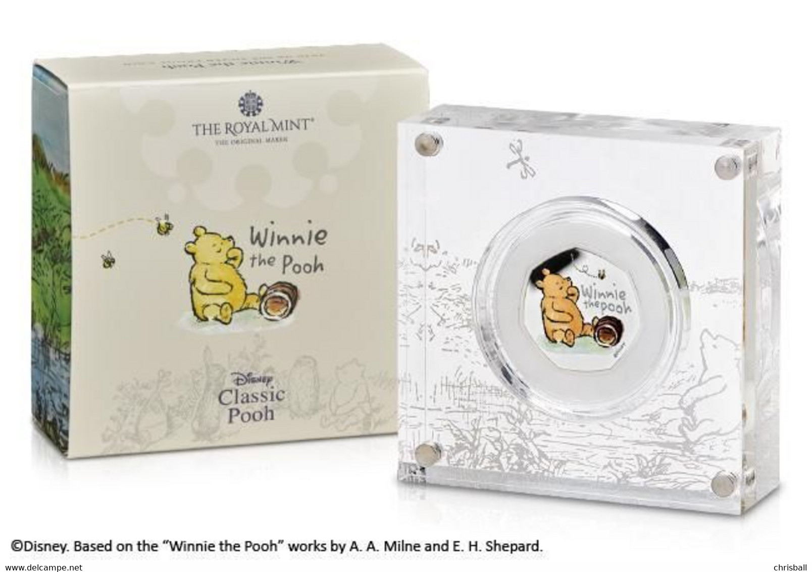 Great Britain UK 2020 'Winnie The Pooh' 50p Coin - Silver Proof - Mint Sets & Proof Sets