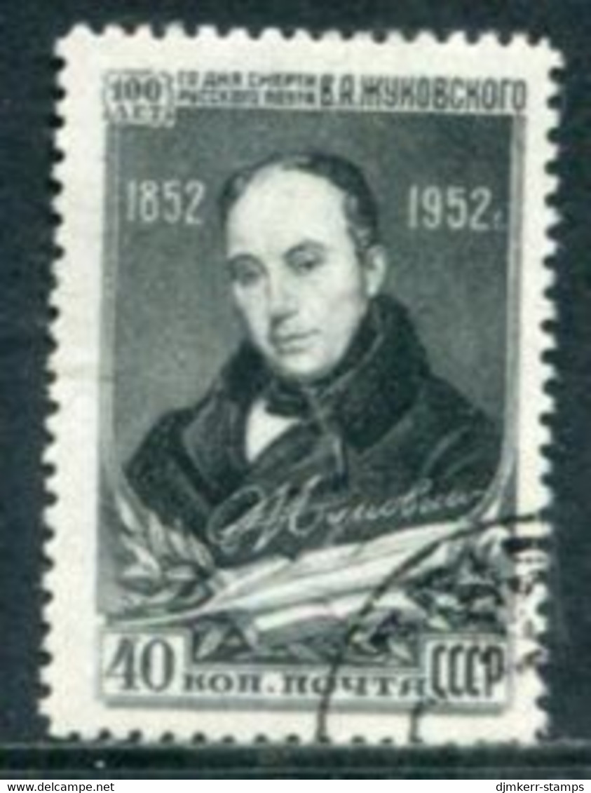 SOVIET UNION 1952 Shukovsky Death Centenary Used.  Michel 1638 - Used Stamps