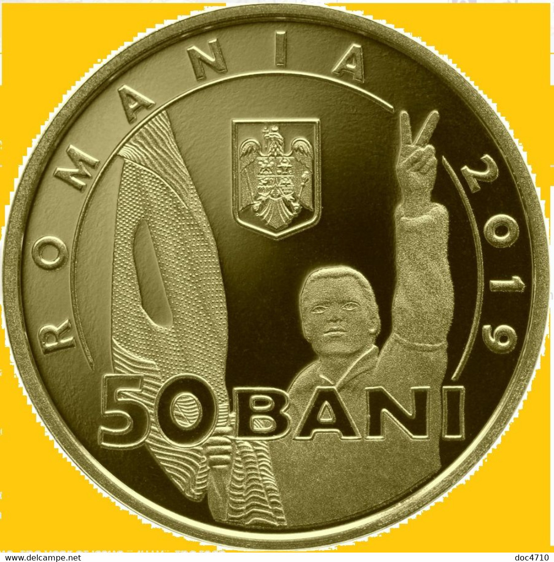 Romania 50 Bani 2019, 30 Years Romanian Revolution Of December 1989, KM#New, Unc - Panama