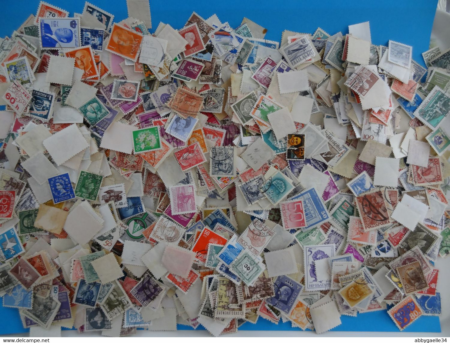 ** Lot De 160g De Timbres Oblitérés Du Monde** Petit Format Décollés, Detached Canceled Stamps Of The World. - Kilowaar (min. 1000 Zegels)