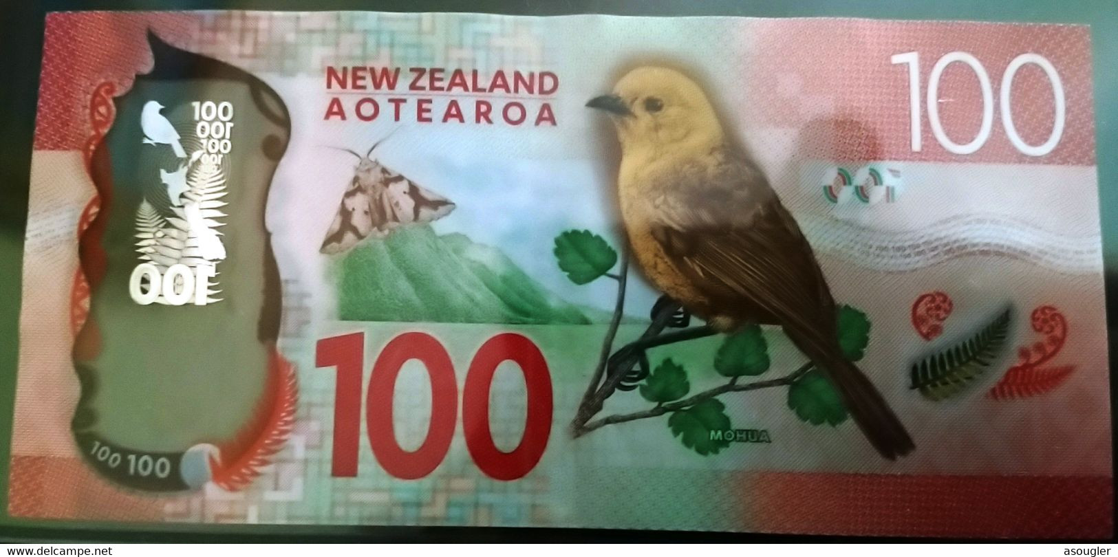 New Zealand 100 Dollars ND 2016 EXF P-195 "free Shipping Via Registered Air Mail" - Nieuw-Zeeland