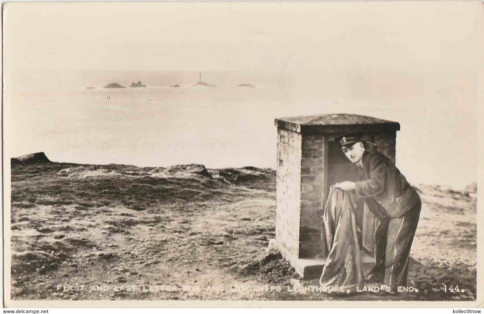 FIRST AND LAST POST OFFICE BOX - RPPC - Land's End